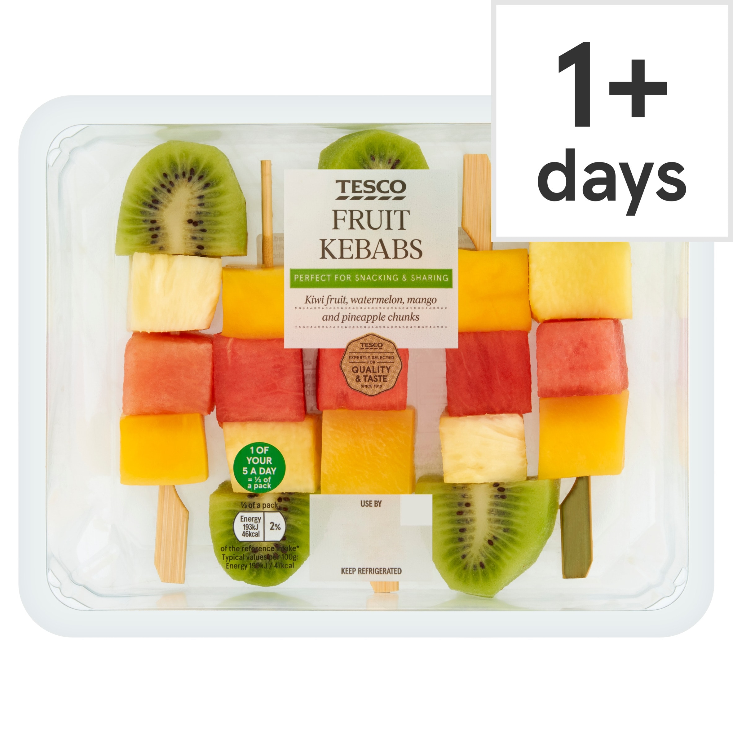 Tesco Fruit Kebabs 290G
