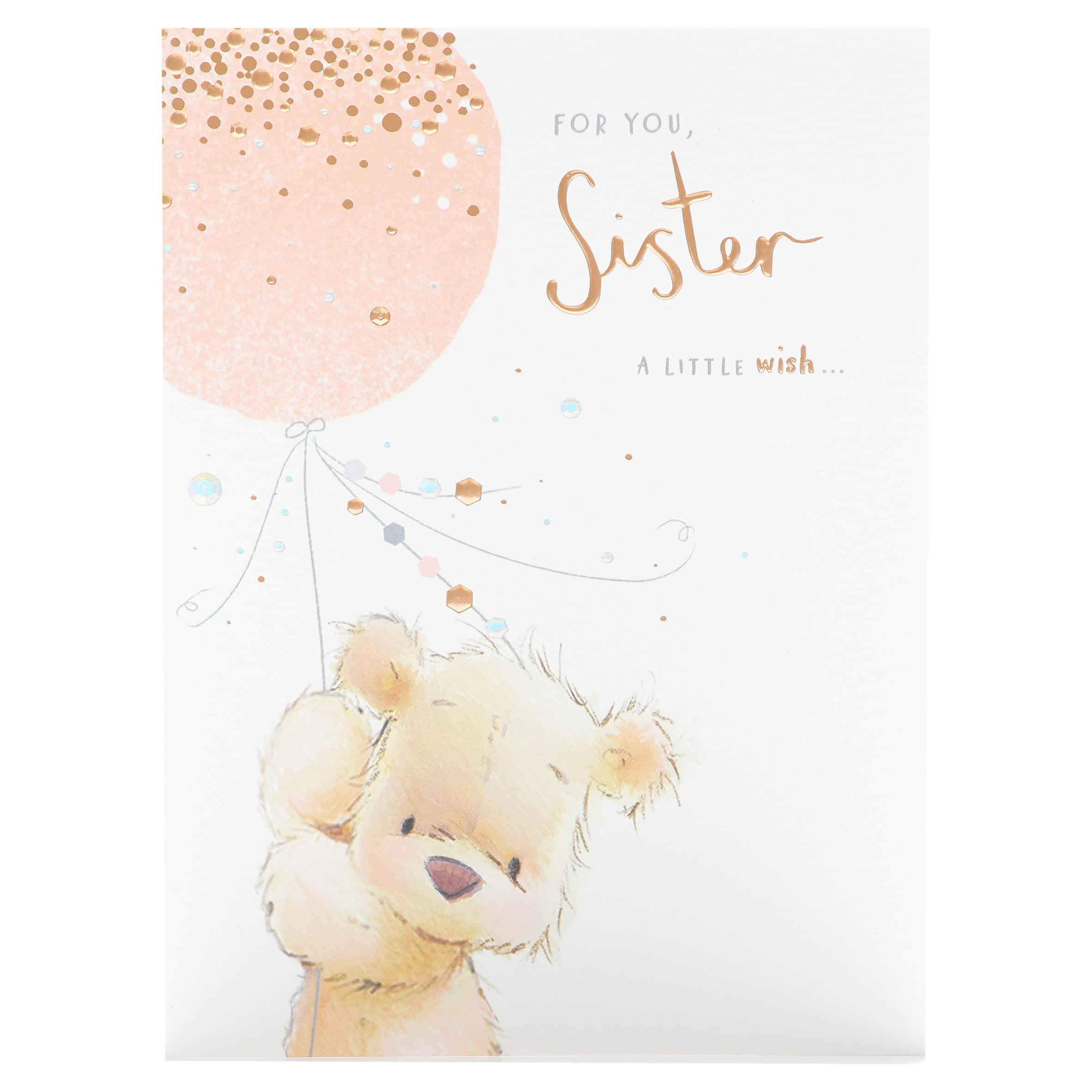 Gibson Birthday Card For You Sister A Little Wish
