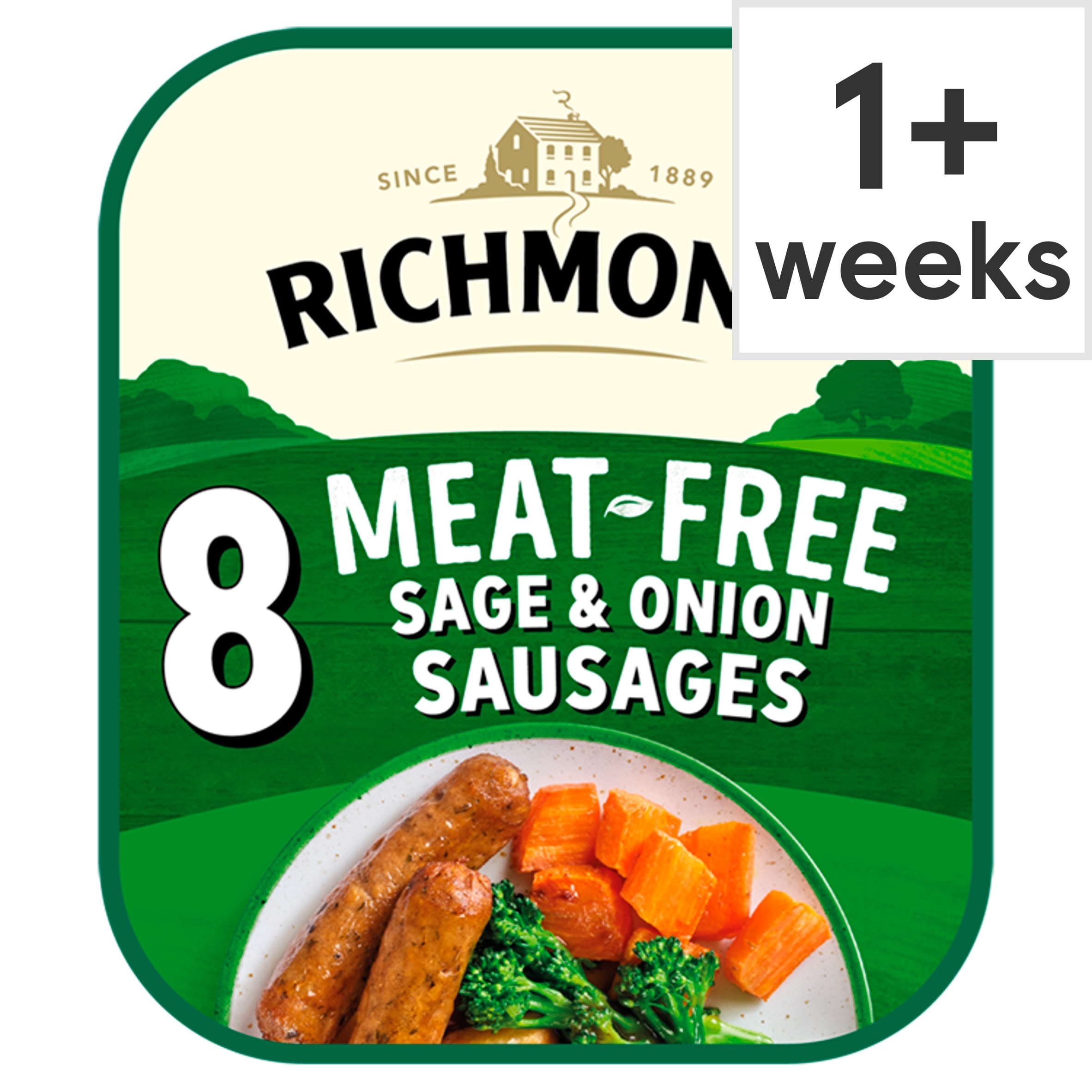 Richmond 8 Vegan Meat Free Sage & Onion Sausages
