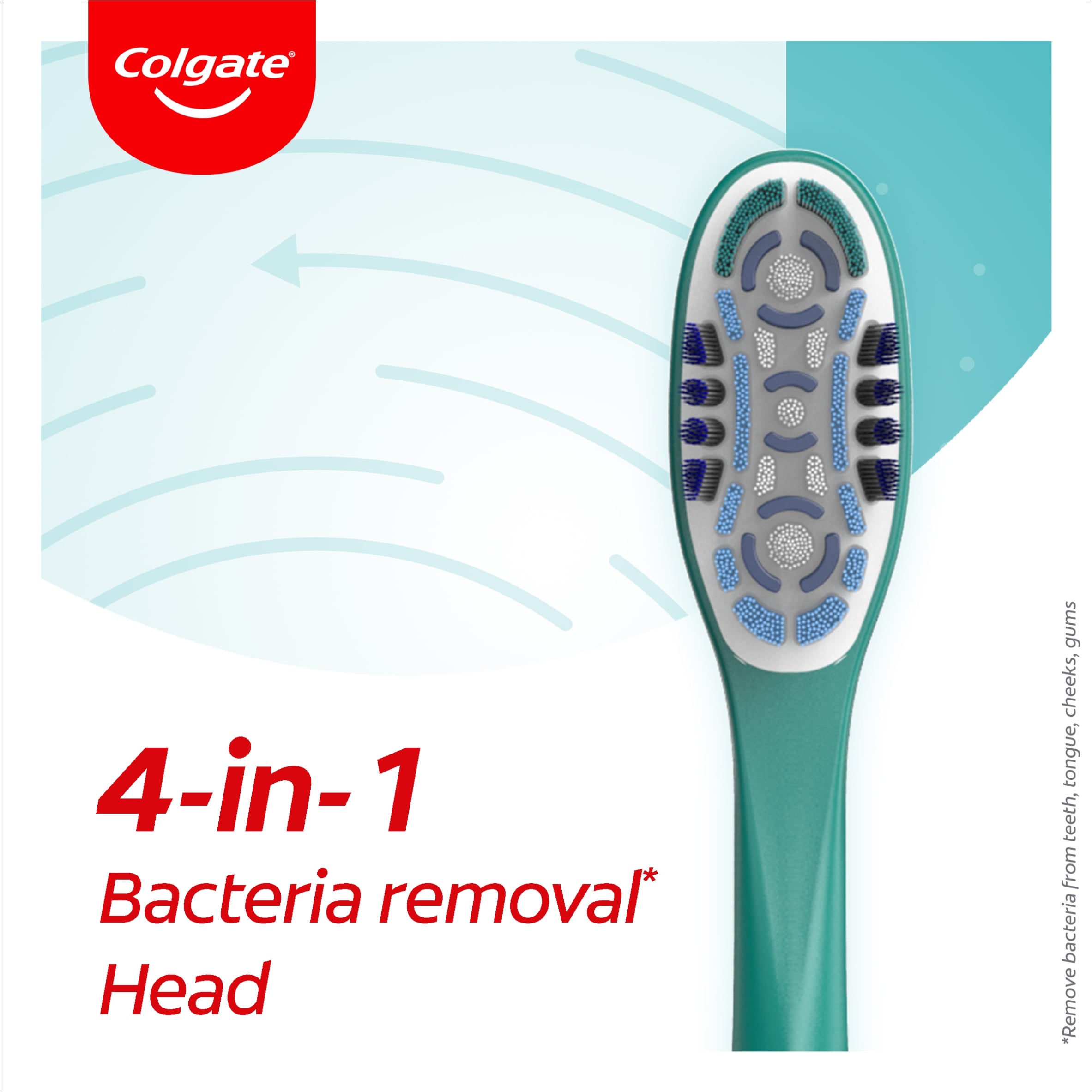 Colgate 360 Deep Clean Soft Manual Toothbrush 4 Pack thumbnail 2