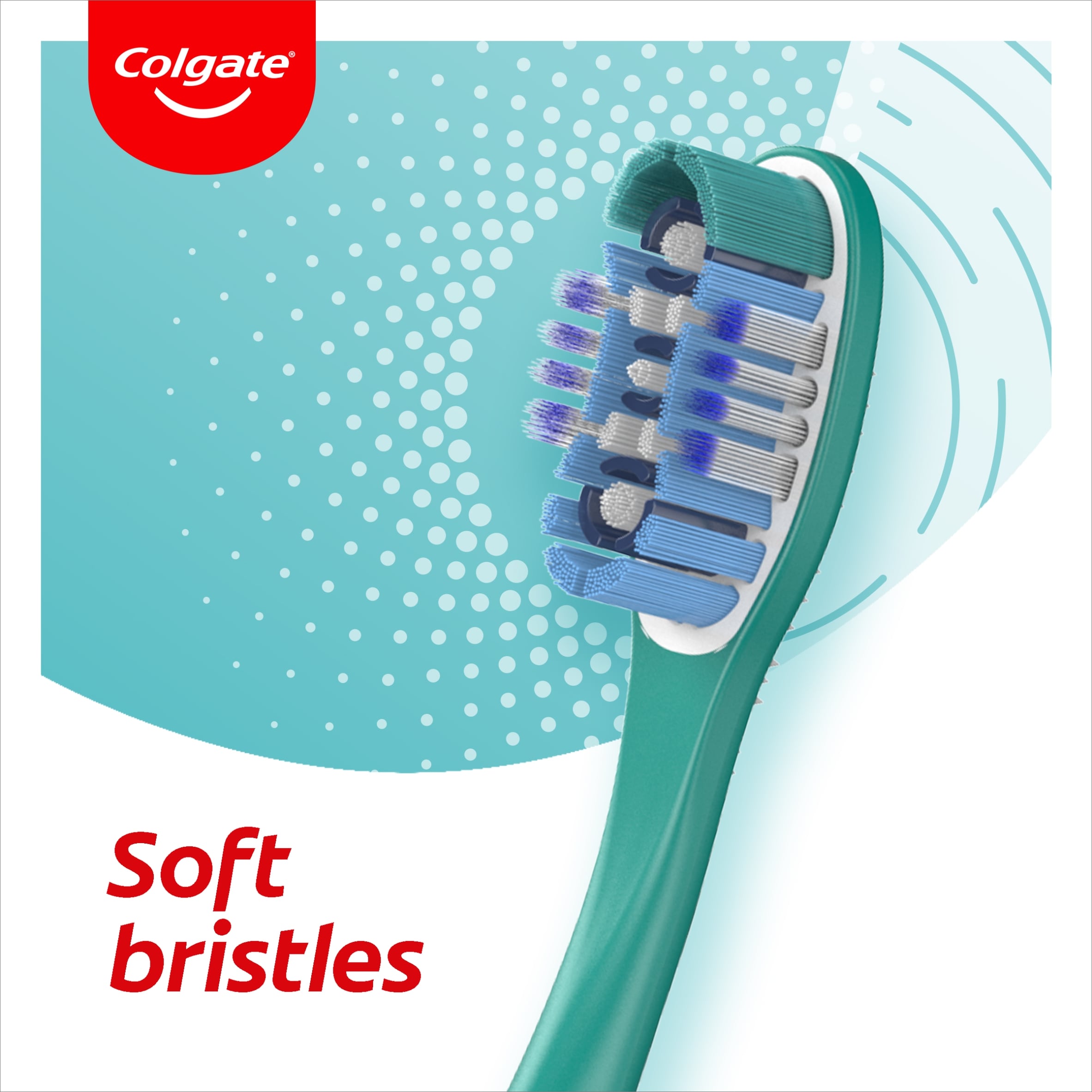 Colgate 360 Deep Clean Soft Manual Toothbrush 4 Pack thumbnail 3