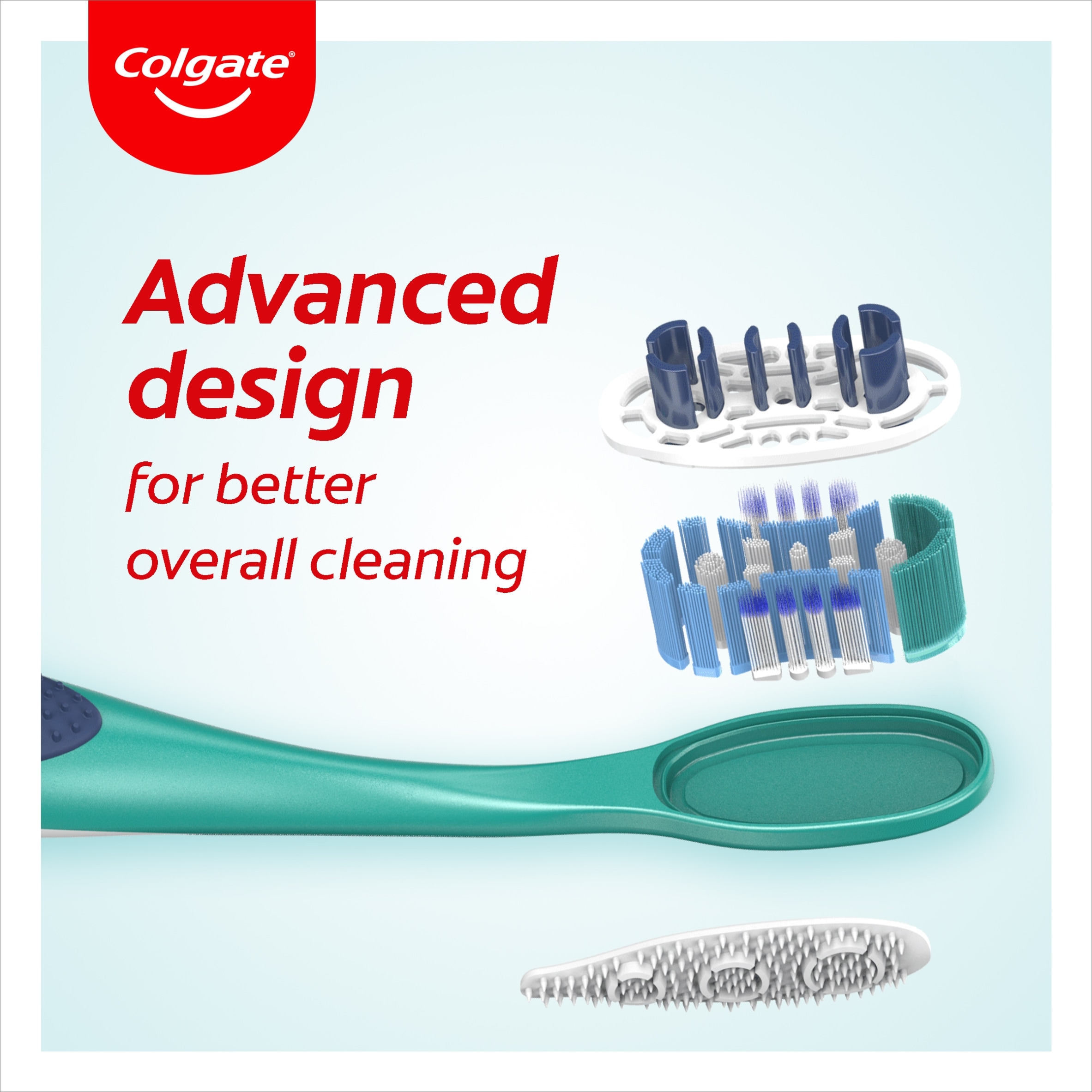 Colgate 360 Deep Clean Soft Manual Toothbrush 4 Pack thumbnail 4