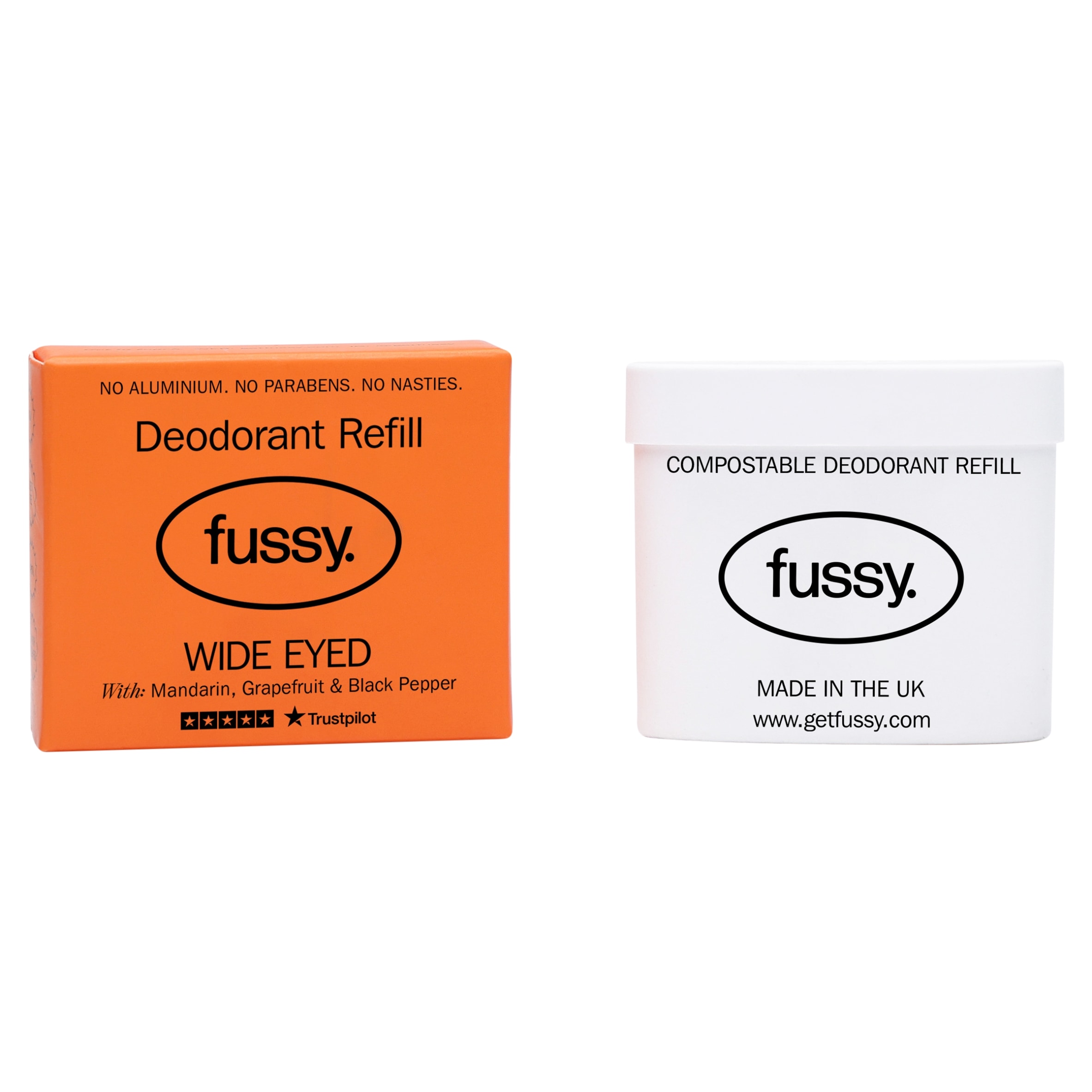 Fussy Natural Deodorant Refill Wide Eyed 40g thumbnail 2