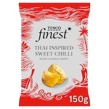 Tesco Finest Thai Inspired Sweet Chilli Crisps 150G
