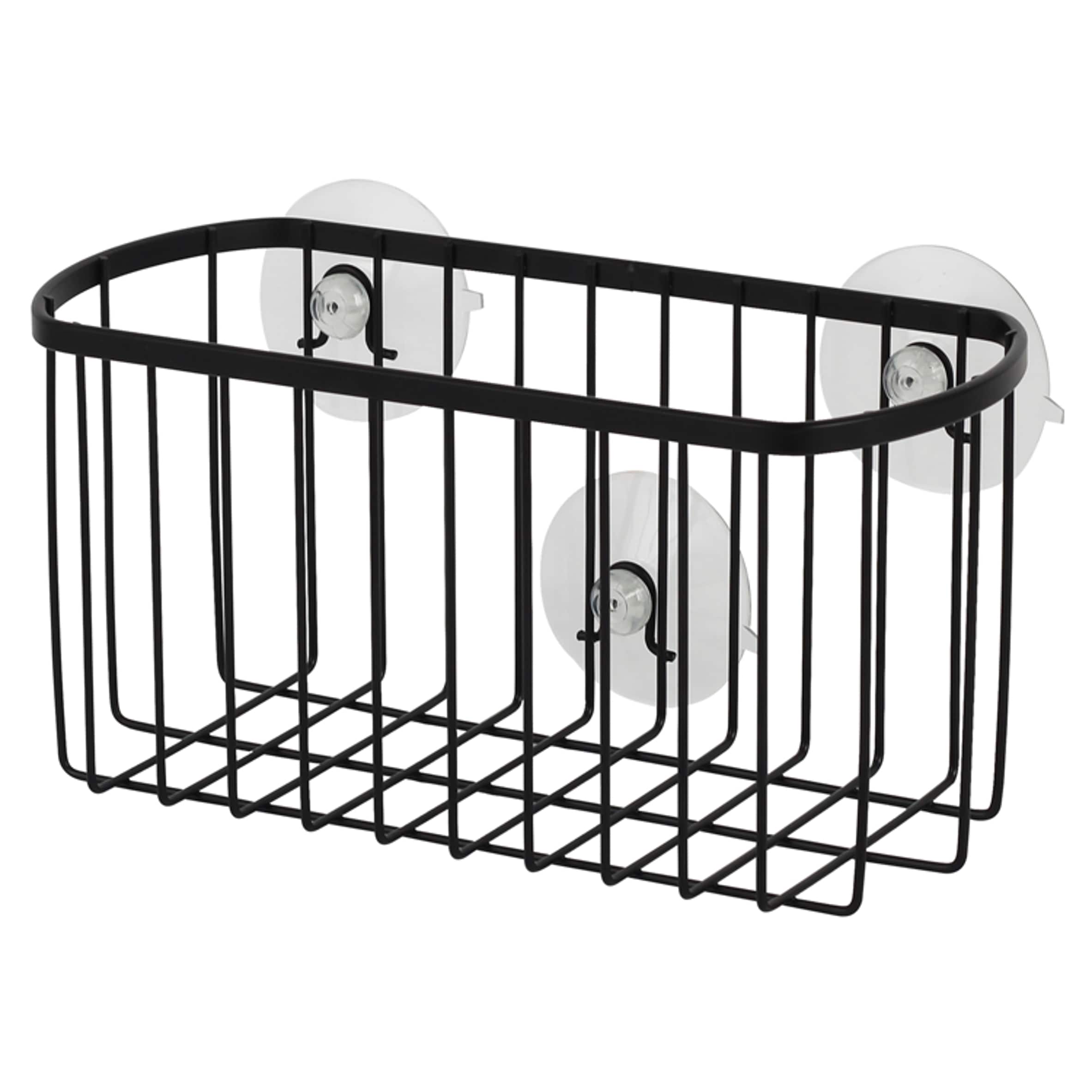 F&F Home Black Wire Suction Caddy