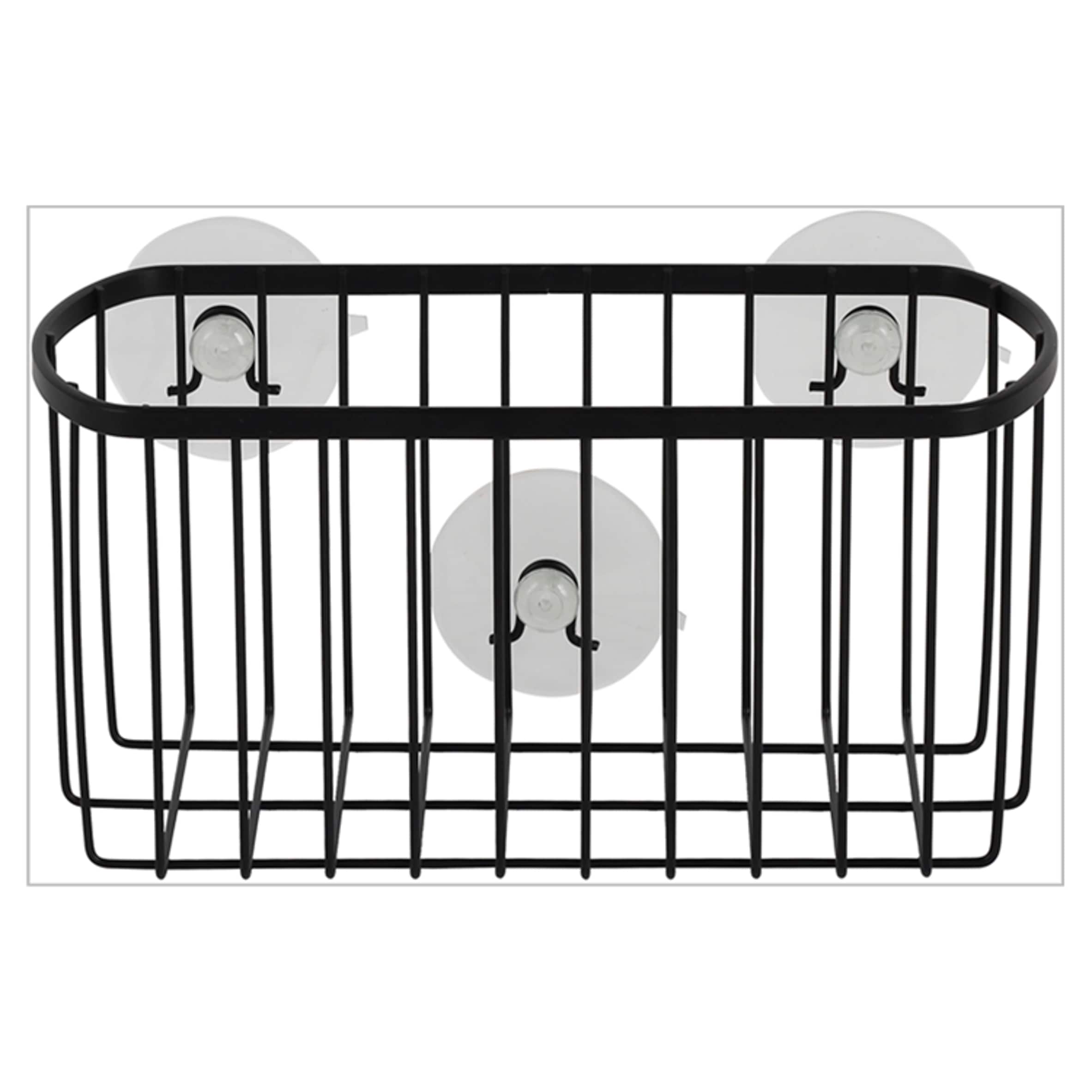 F&F Home Black Wire Suction Caddy thumbnail 2