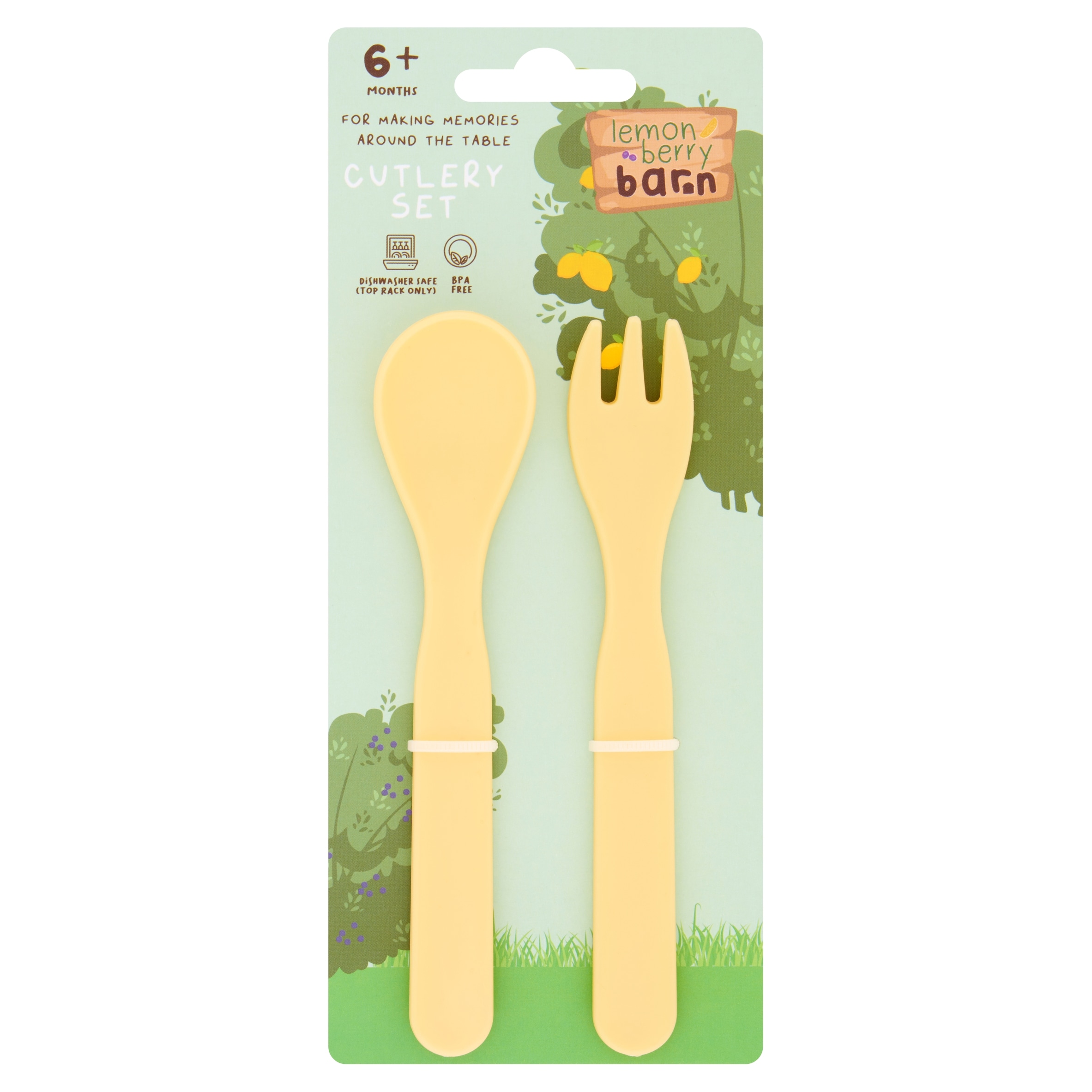 Lemon Berry Barn 2 Piece Cutlery Set