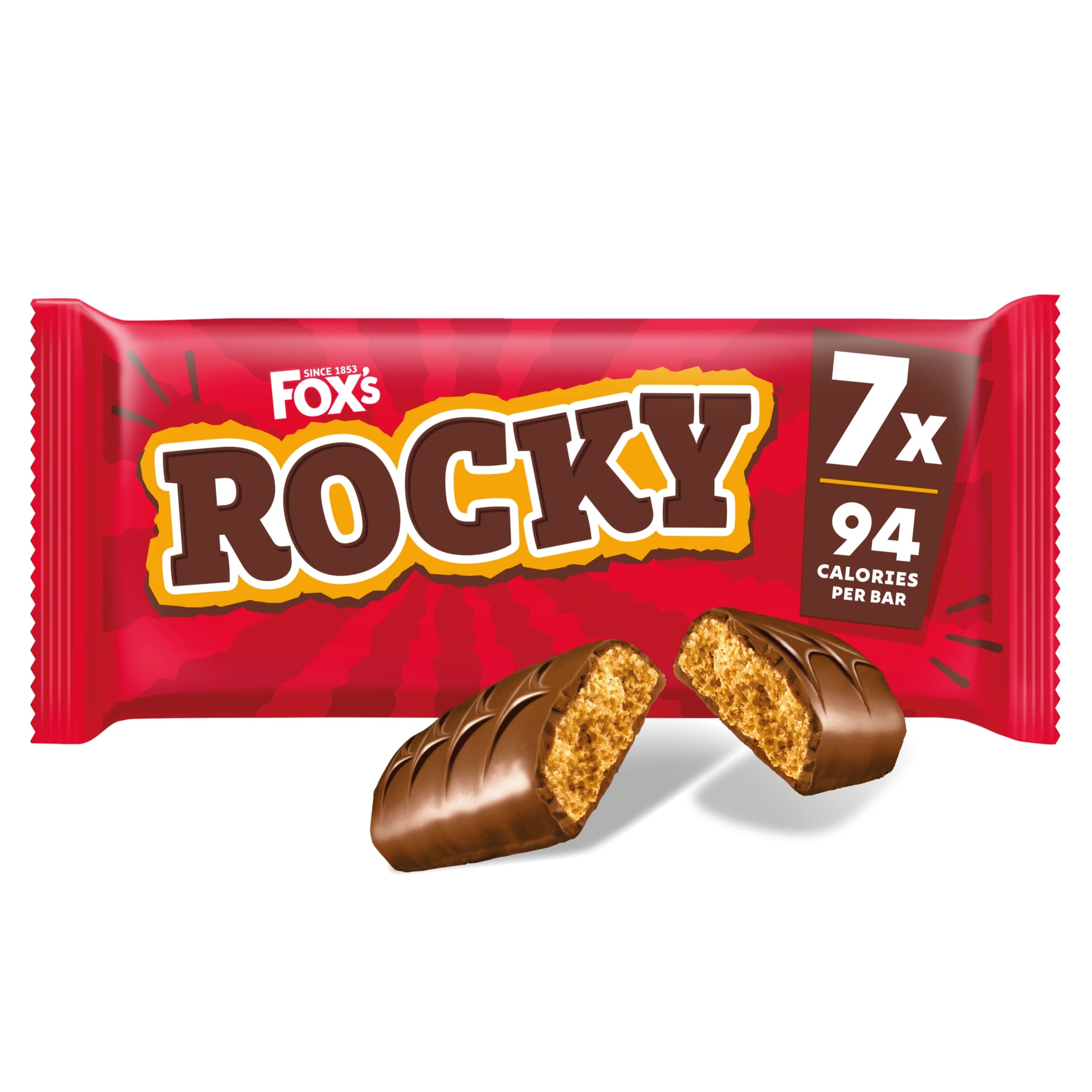 Fox's Biscuits Rocky Original Biscuit Bars Multipack, 7 Pack 133g 