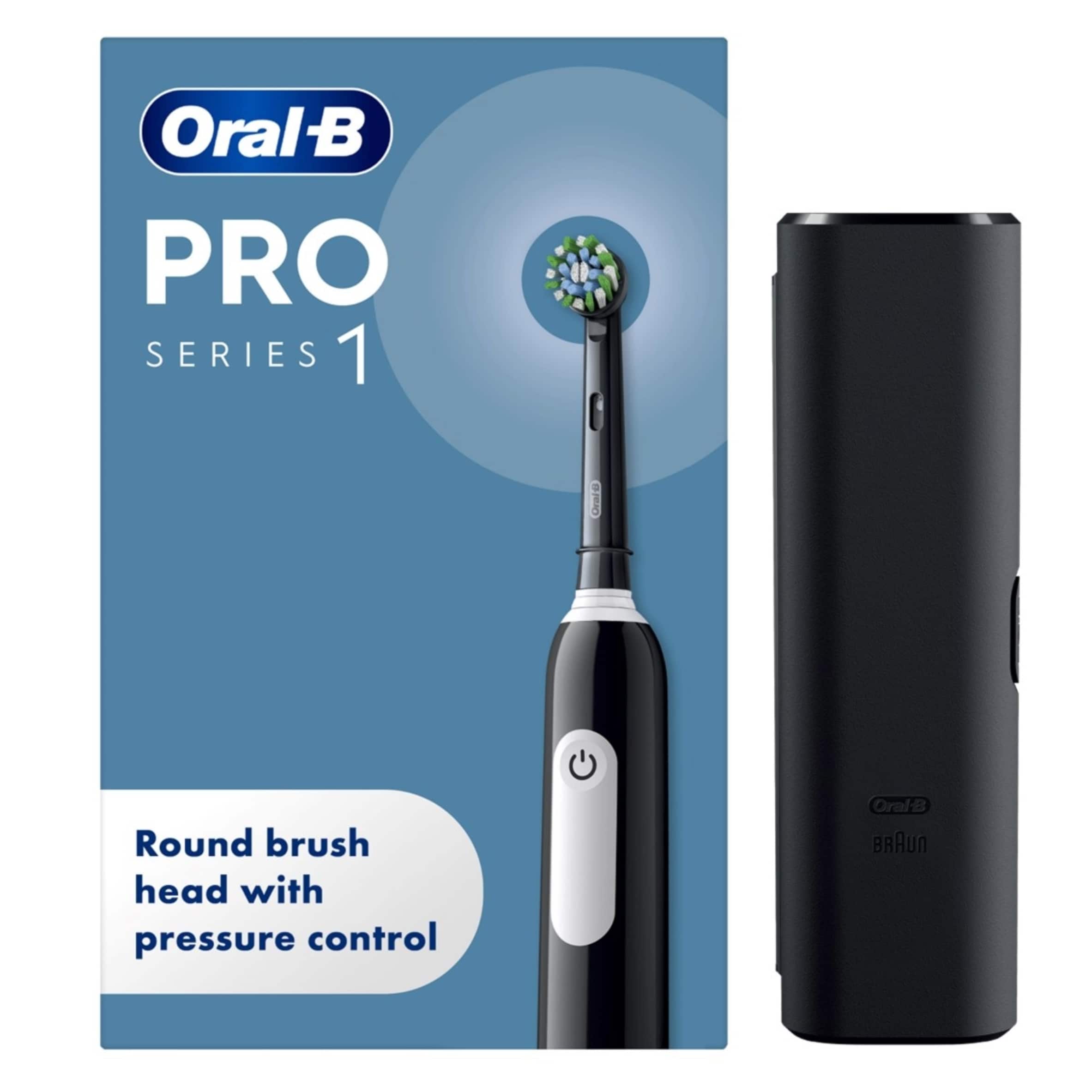 Oral-B Pro 1 Cross Action  Black (+Travel Case)