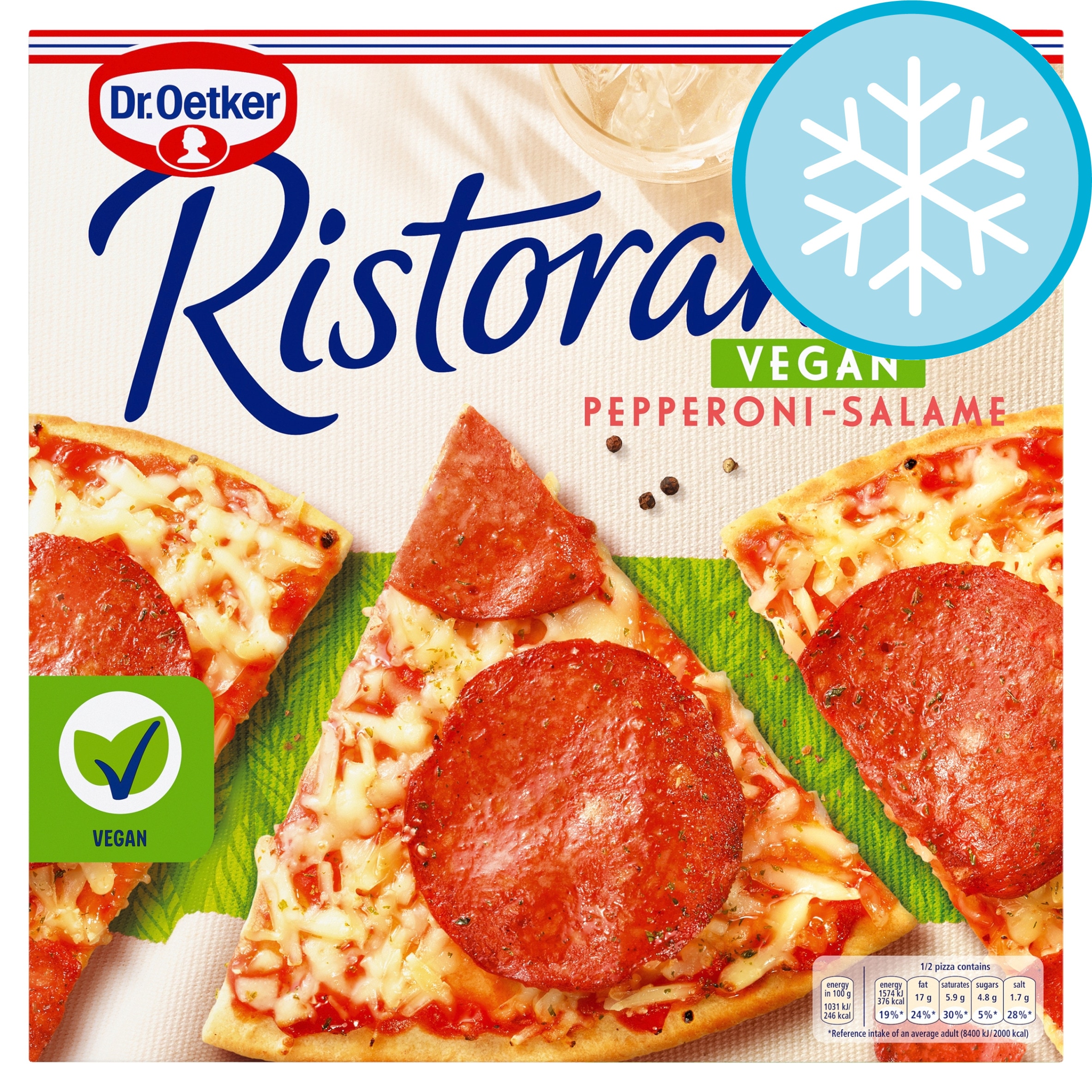 Dr. Oetker Ristorante Vegan Pepperoni Salami Pizza