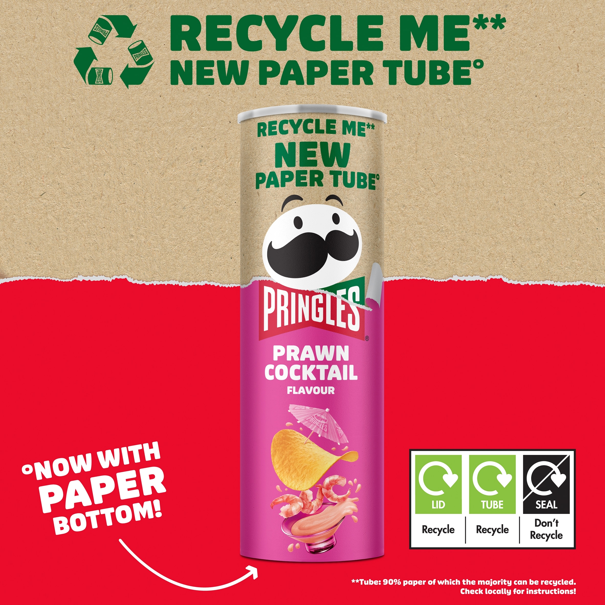 Pringles Prawn Cocktail Flavour Sharing Crisps thumbnail 2