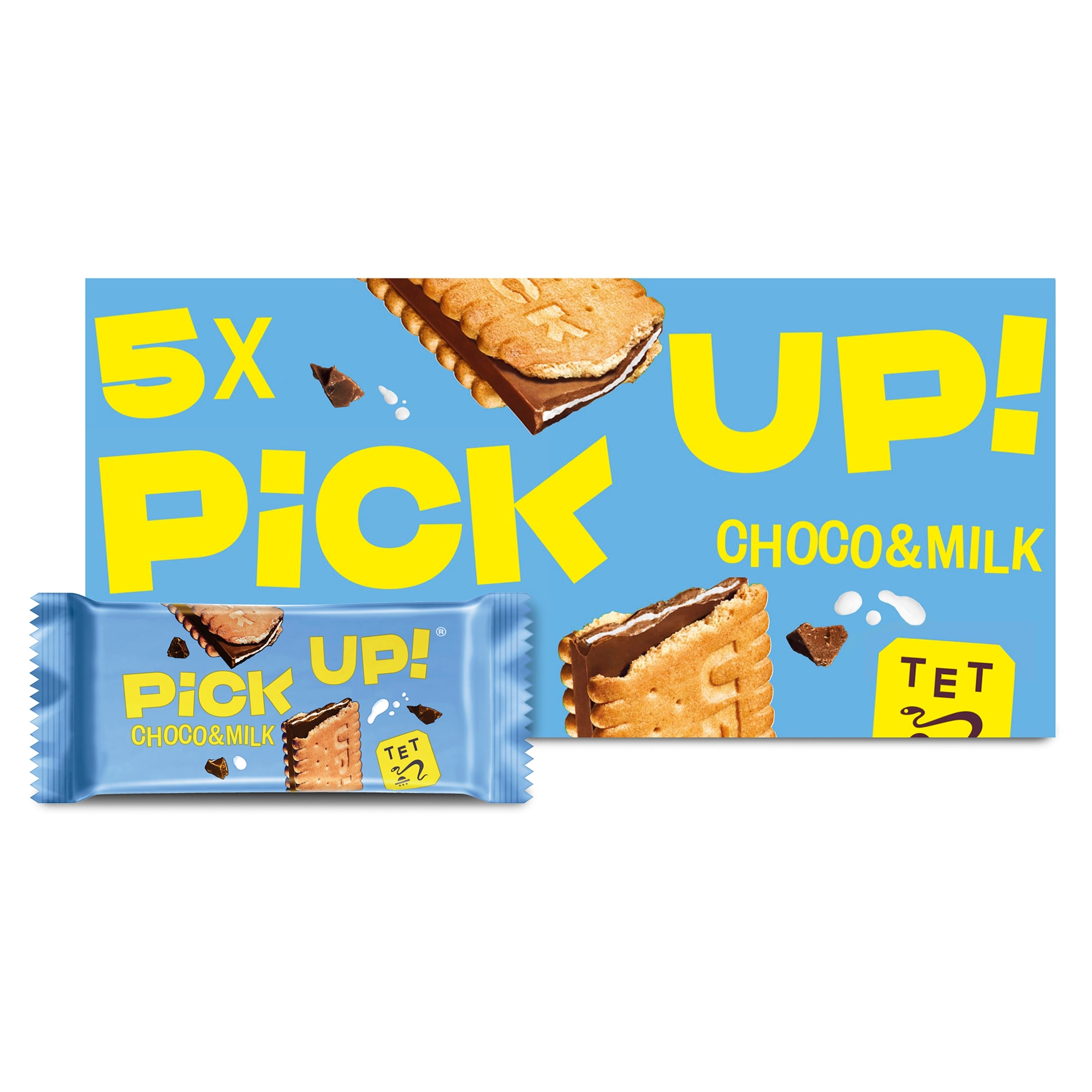 Bahlsen Pick Up! Choco & Milk Chocolate Biscuit Bars