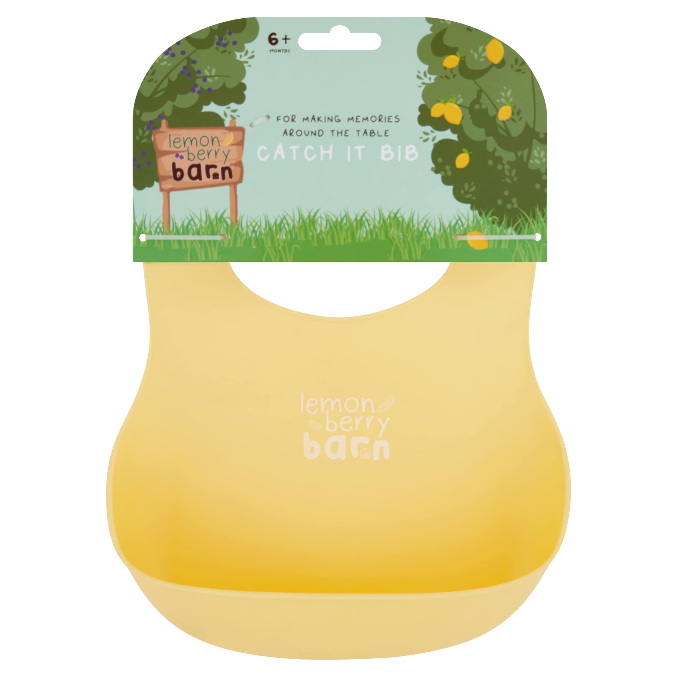 Lemon Berry Barn Catch It Bib