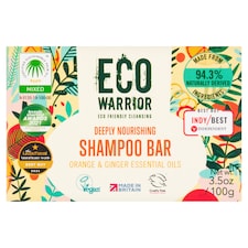Eco Warrior Shampoo Bar Orange & Ginger 100G