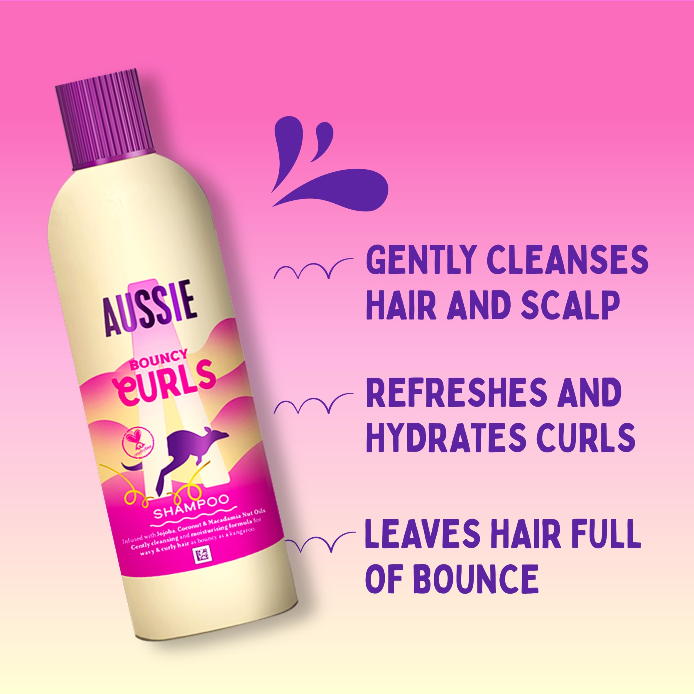 Aussie Bouncy Curls Shampoo 300ml thumbnail 2