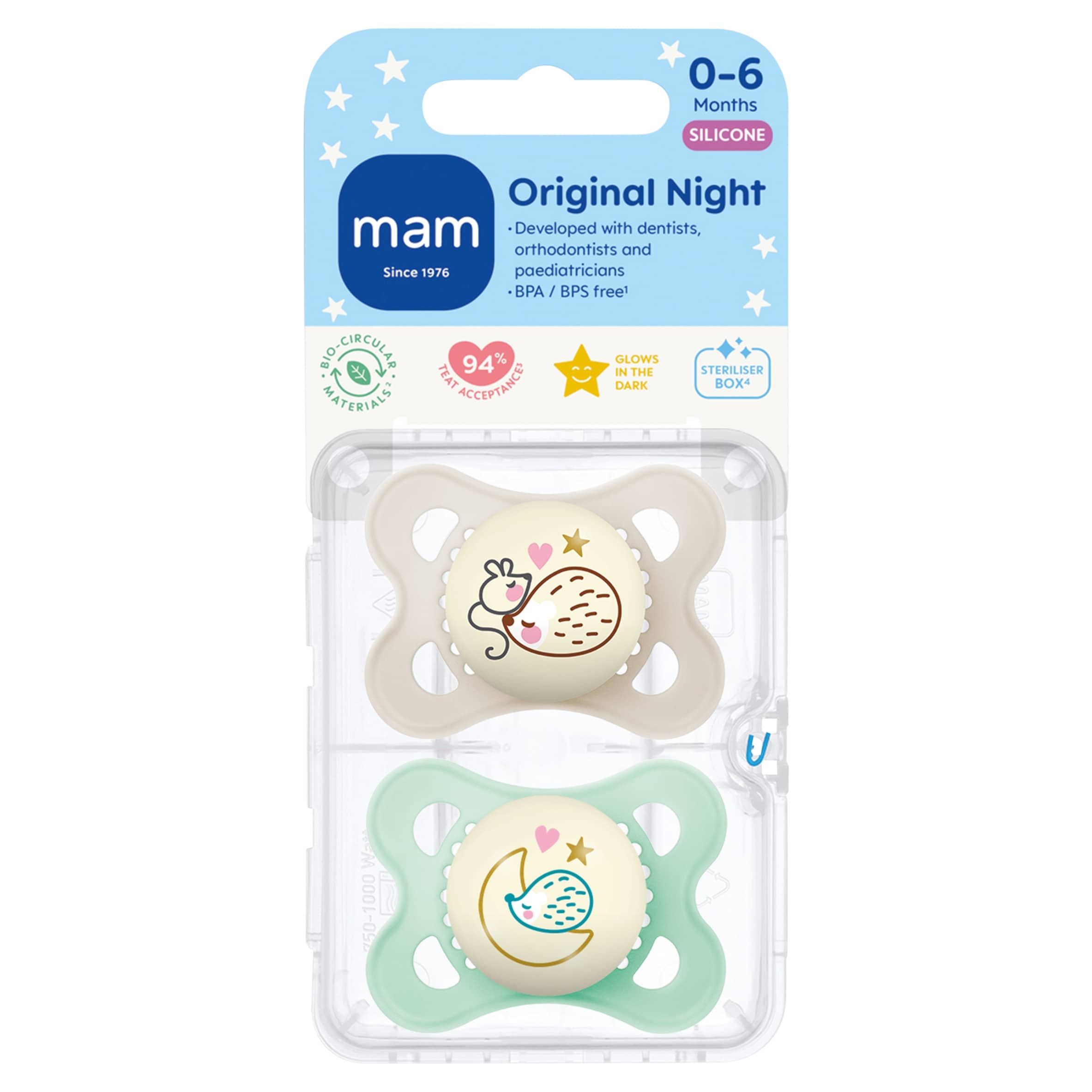 MAM Night 0-6m 2Pk