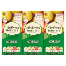 Growers Harvest Apple Juice From Concentrate 6 X 200Ml