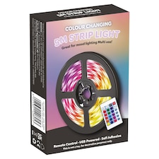 Global Gizmos Colour Changing Strip Light 5M Christmas Gift