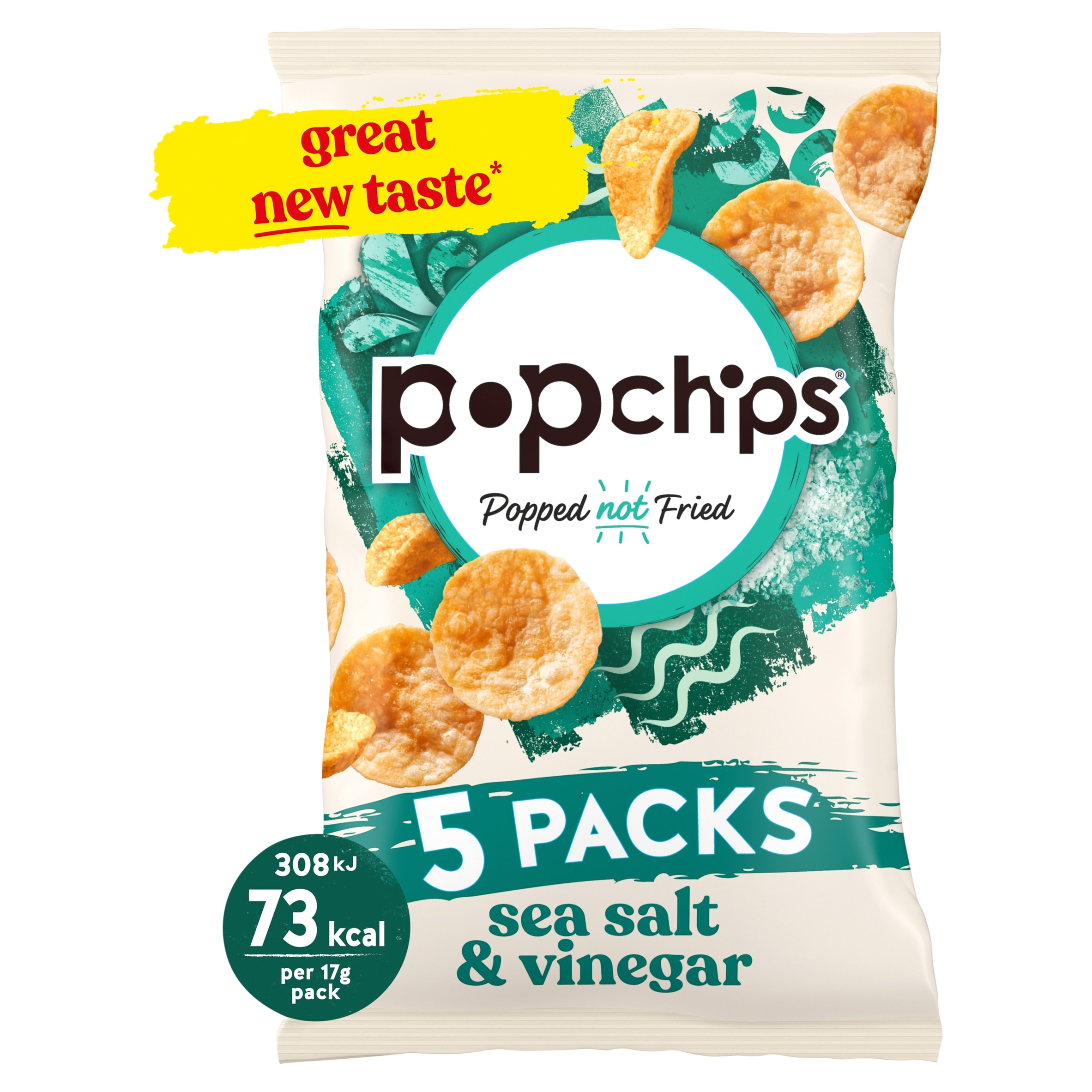 Popchips Popchips Sea Salt & Vinegar Flavour Potato Snacks