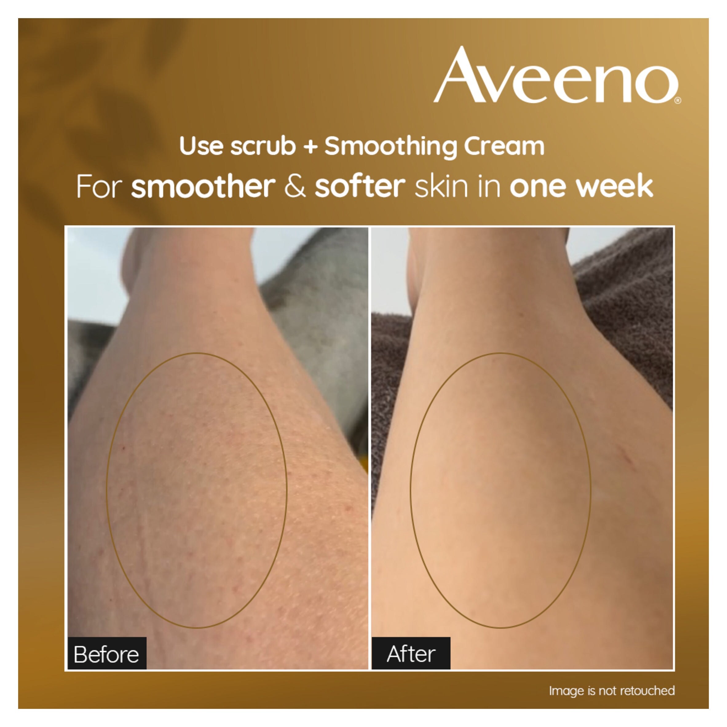 Aveeno Skin Renewal Smoothing Cream Body Lotion Moisturiser 300ml thumbnail 5