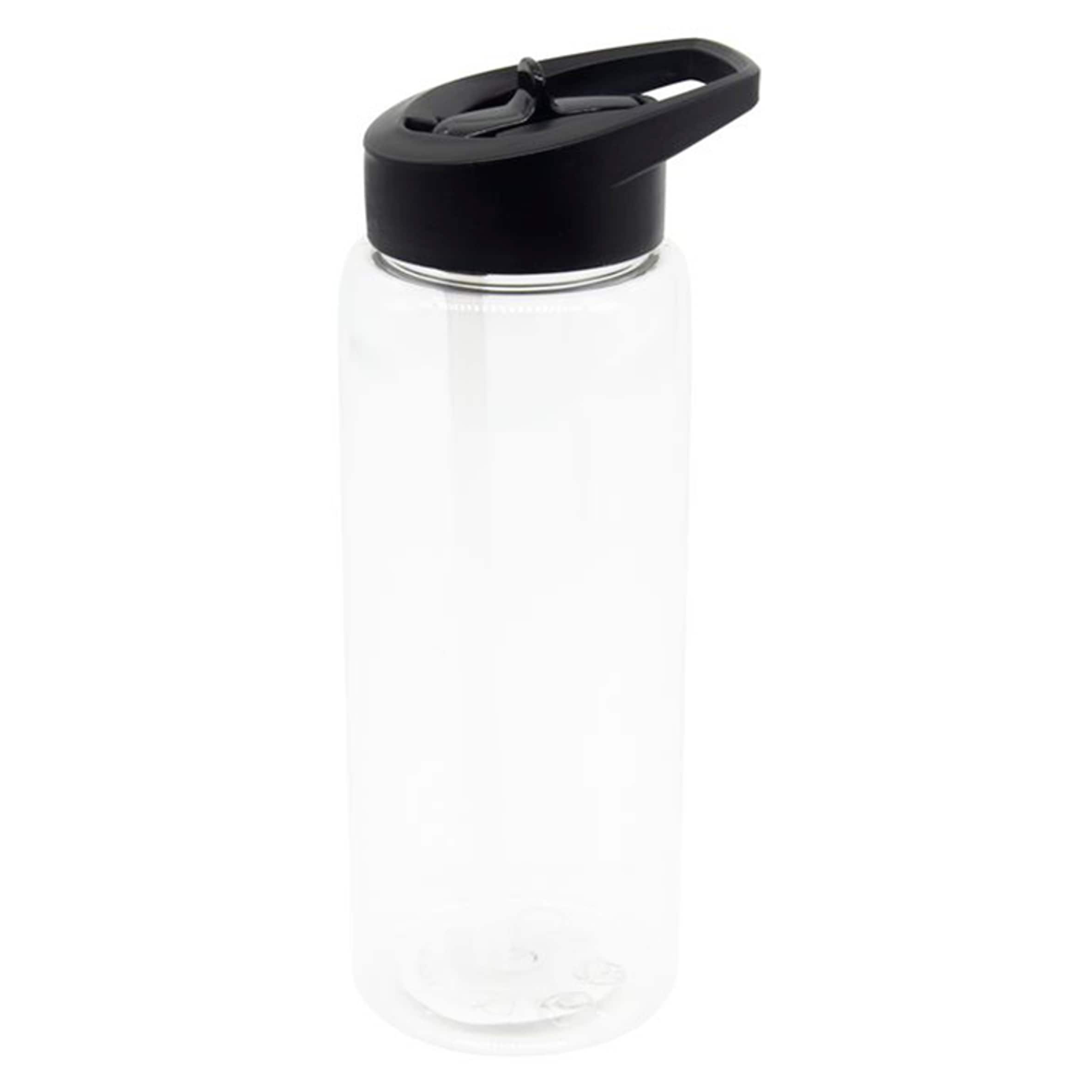Tesco Black Sipper Water Bottle 650Ml