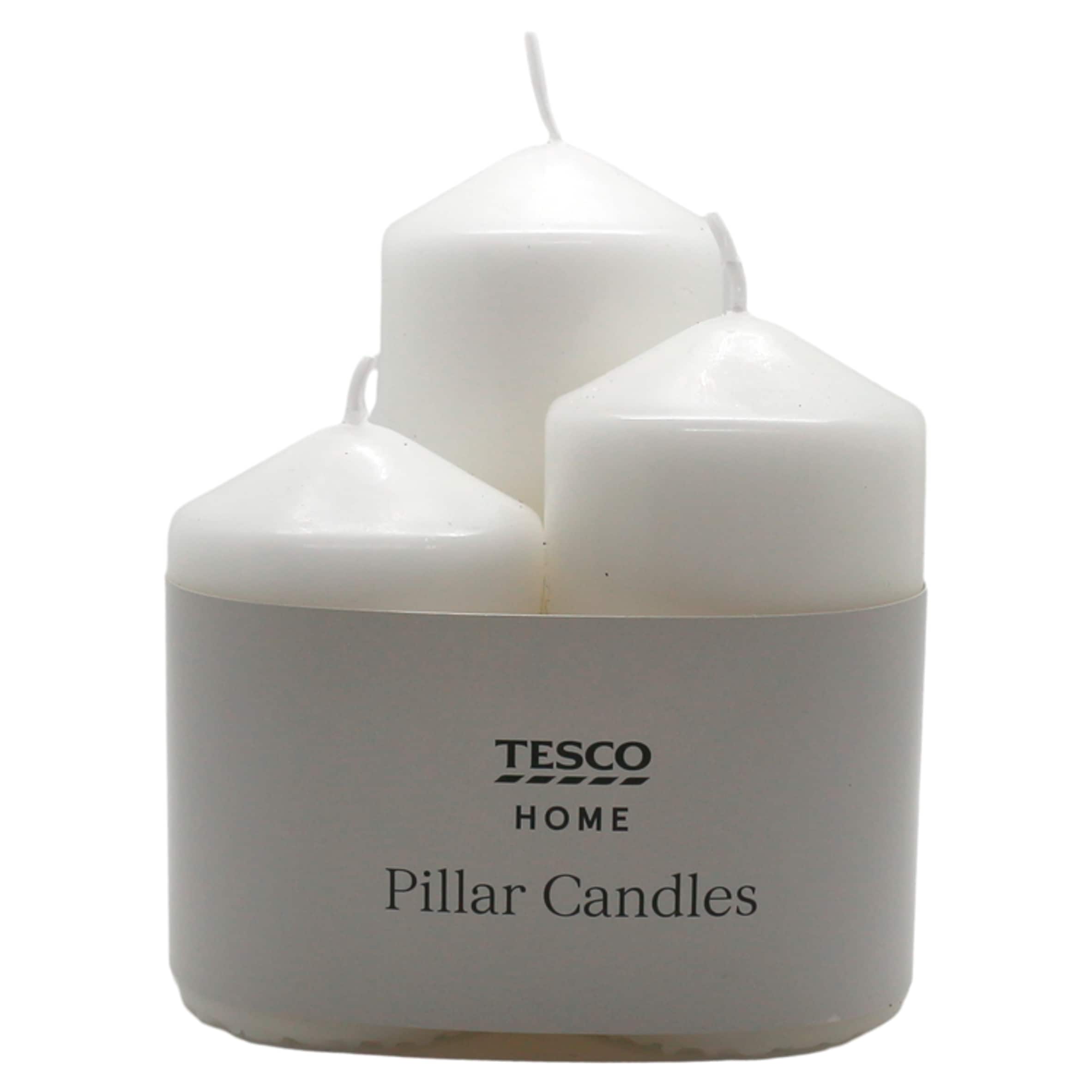 F&F Home Pillar Candle Set