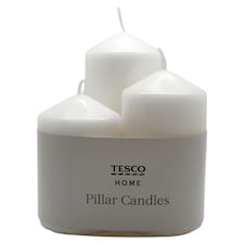 F&F Home Pillar Candle Set