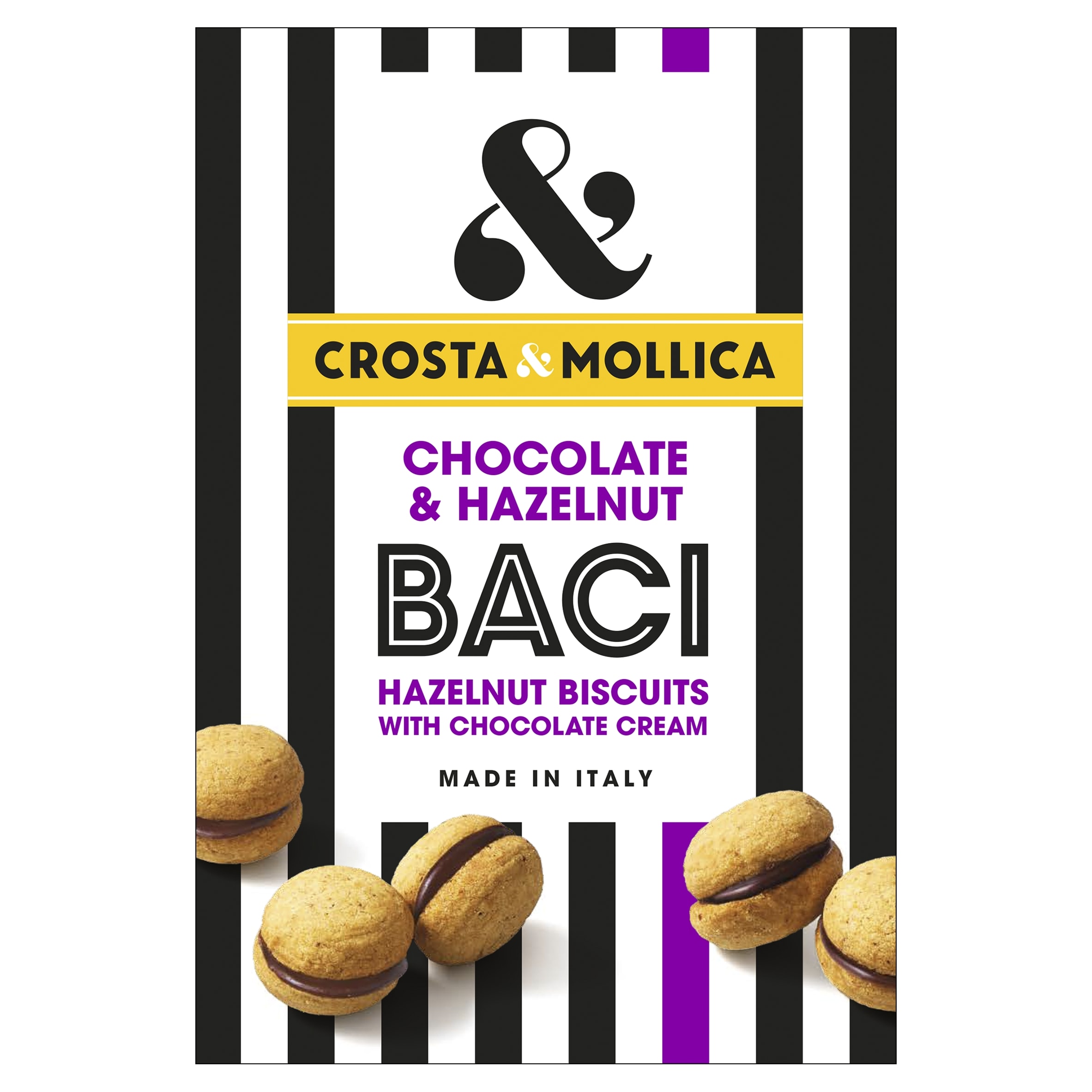 Crosta & Mollica Baci Hazelnut Biscuits 140g