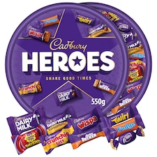 Cadbury Heroes Chocolate Tub 550g