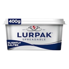 Lurpak Slightly Salted Spreadable Blend of Butter and Rapeseed Oil 400g