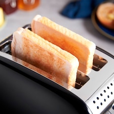 Russell Hobbs Black Stainless Steel 2 Slice Toaster thumbnail 4
