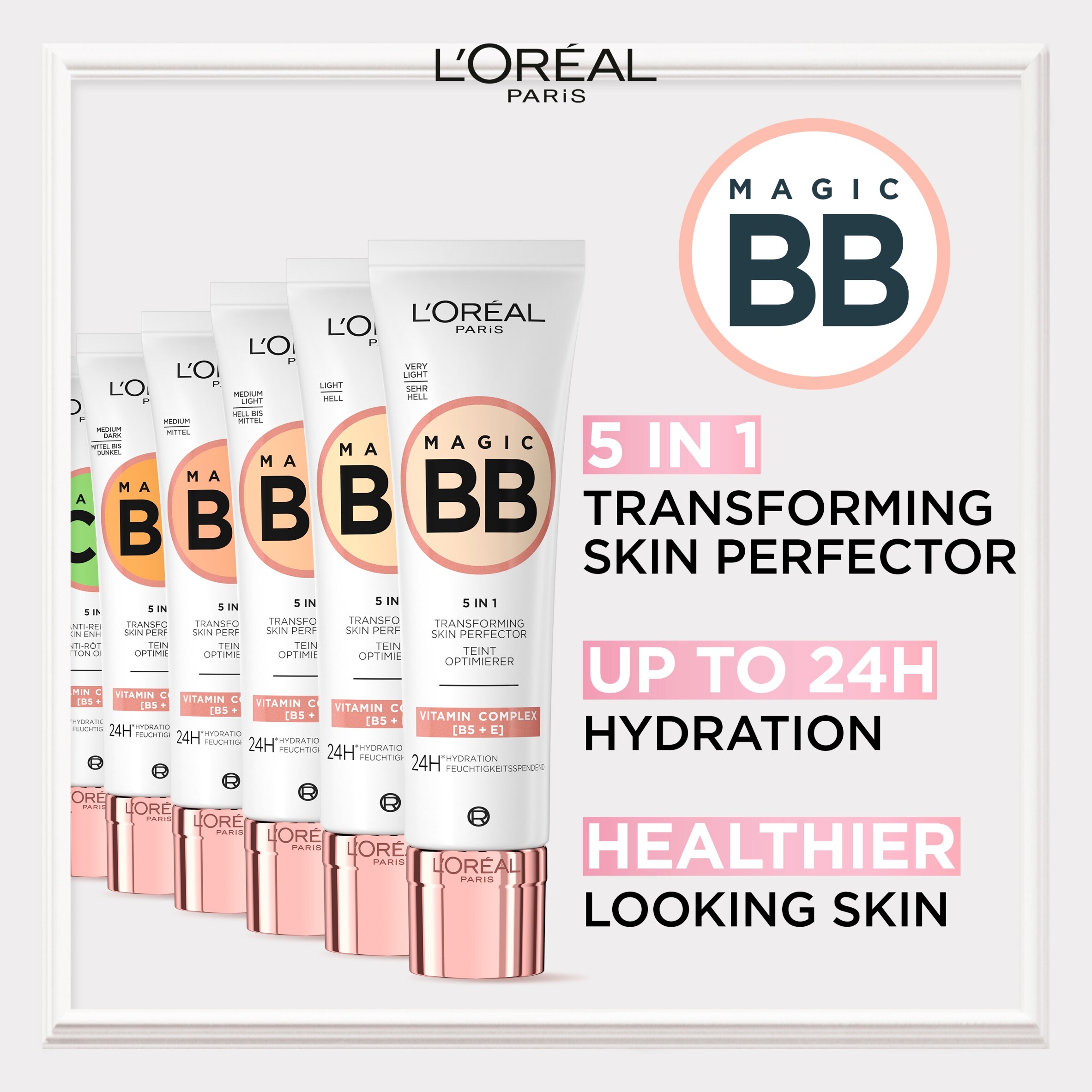 L'Oreal Magic BB Cream 05 Medium Dark 30ml thumbnail 2