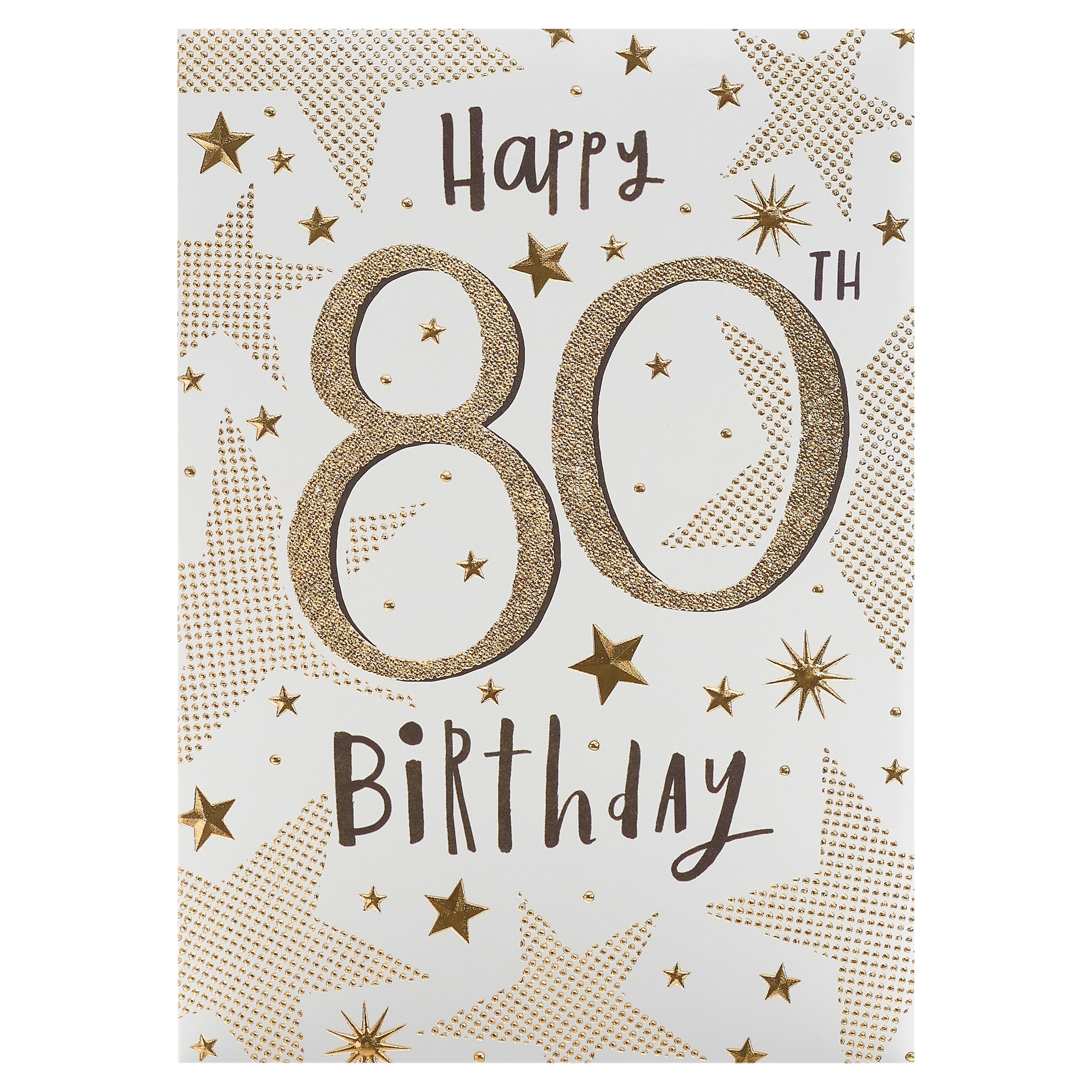Inkdrops Birthday Card Happy 80Th Birthday