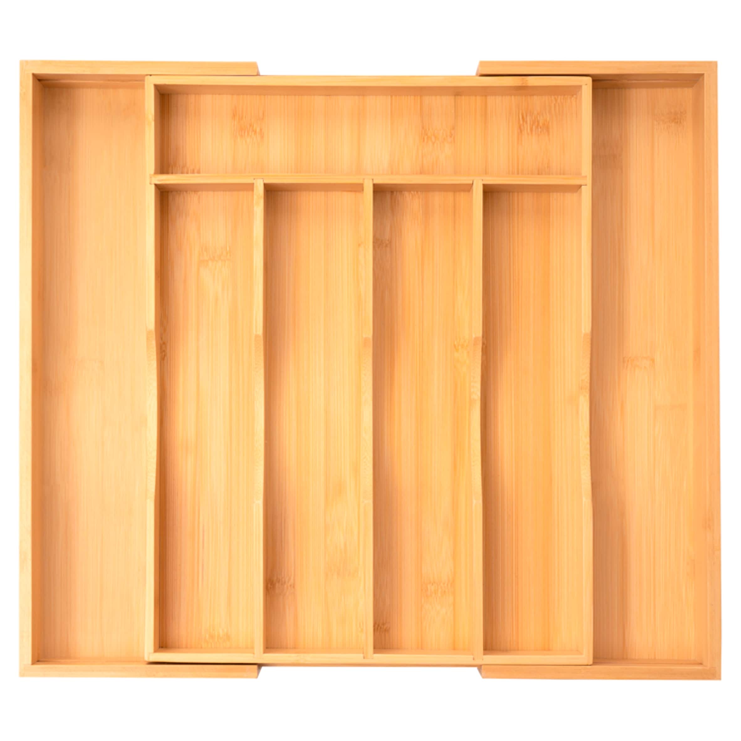 Tesco Bamboo Extendable Cutlery Tray