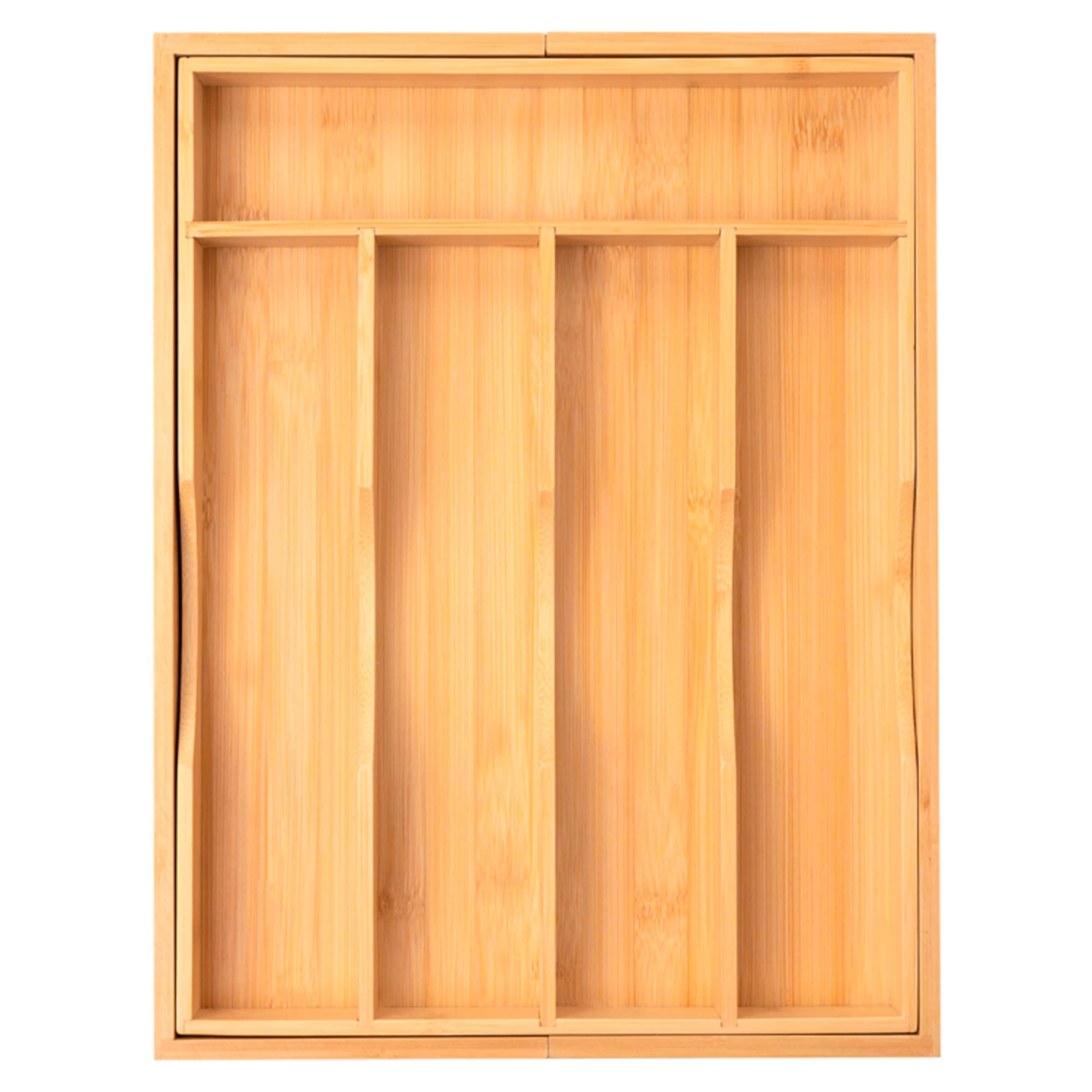 Tesco Bamboo Extendable Cutlery Tray thumbnail 2