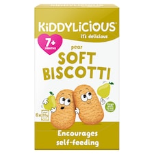 Kiddylicious Pear Soft Biscotti 6x20g