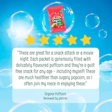 Organix Strawberry & Apple Puffcorn 4x10g thumbnail 5