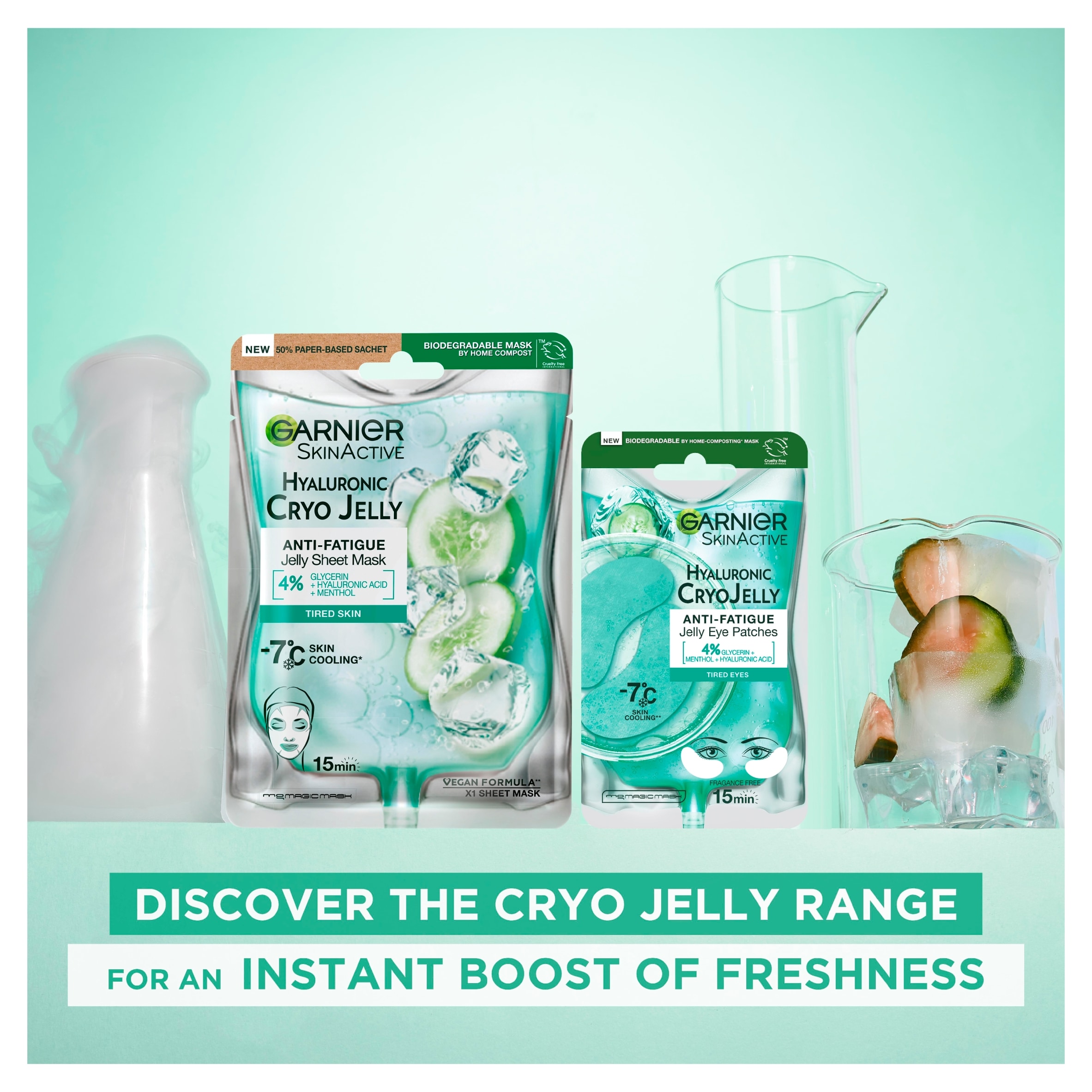 Garnier Skinactive Hyaluronic Cryo Jelly Eye Patches 5g thumbnail 4