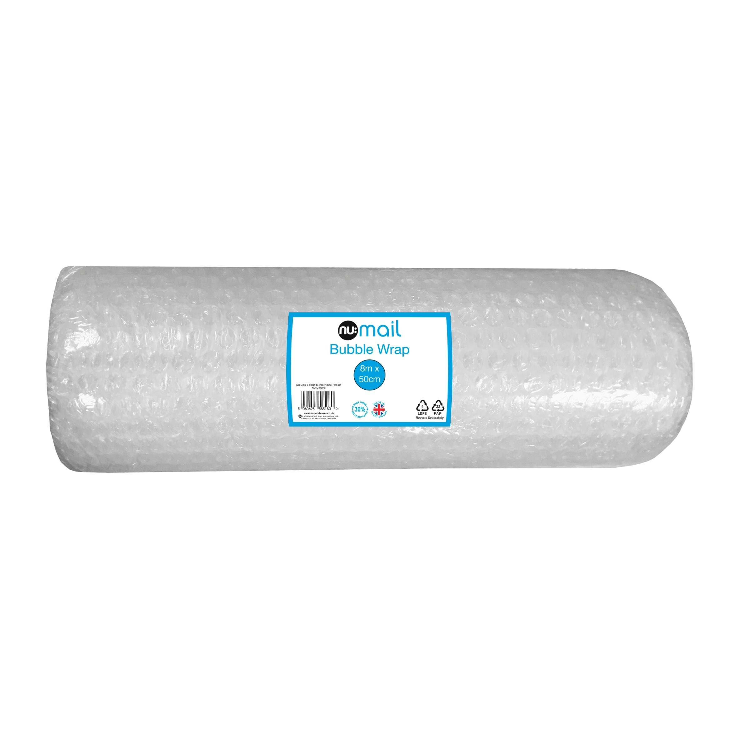 Nu Mail Bubble Wrap Roll Large 8M X 50Cm