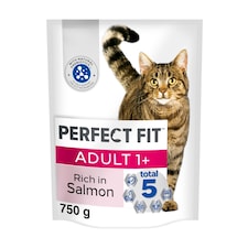 Perfect Fit Adult 1+ Dry Cat Food - Salmon 750g
