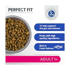 Perfect Fit Adult 1+ Dry Cat Food - Salmon 750g thumbnail 3