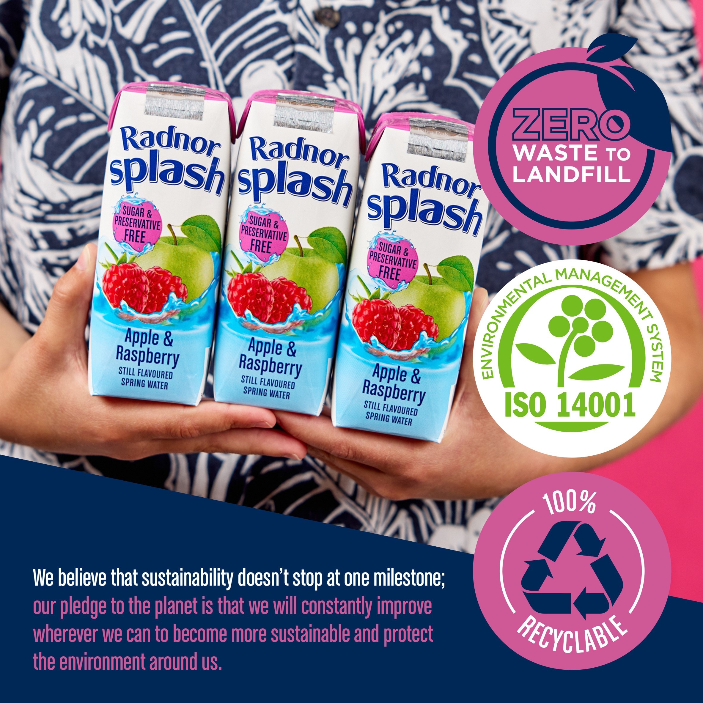 Radnor Splash Apple & Raspberry 3 X 250Ml thumbnail 3
