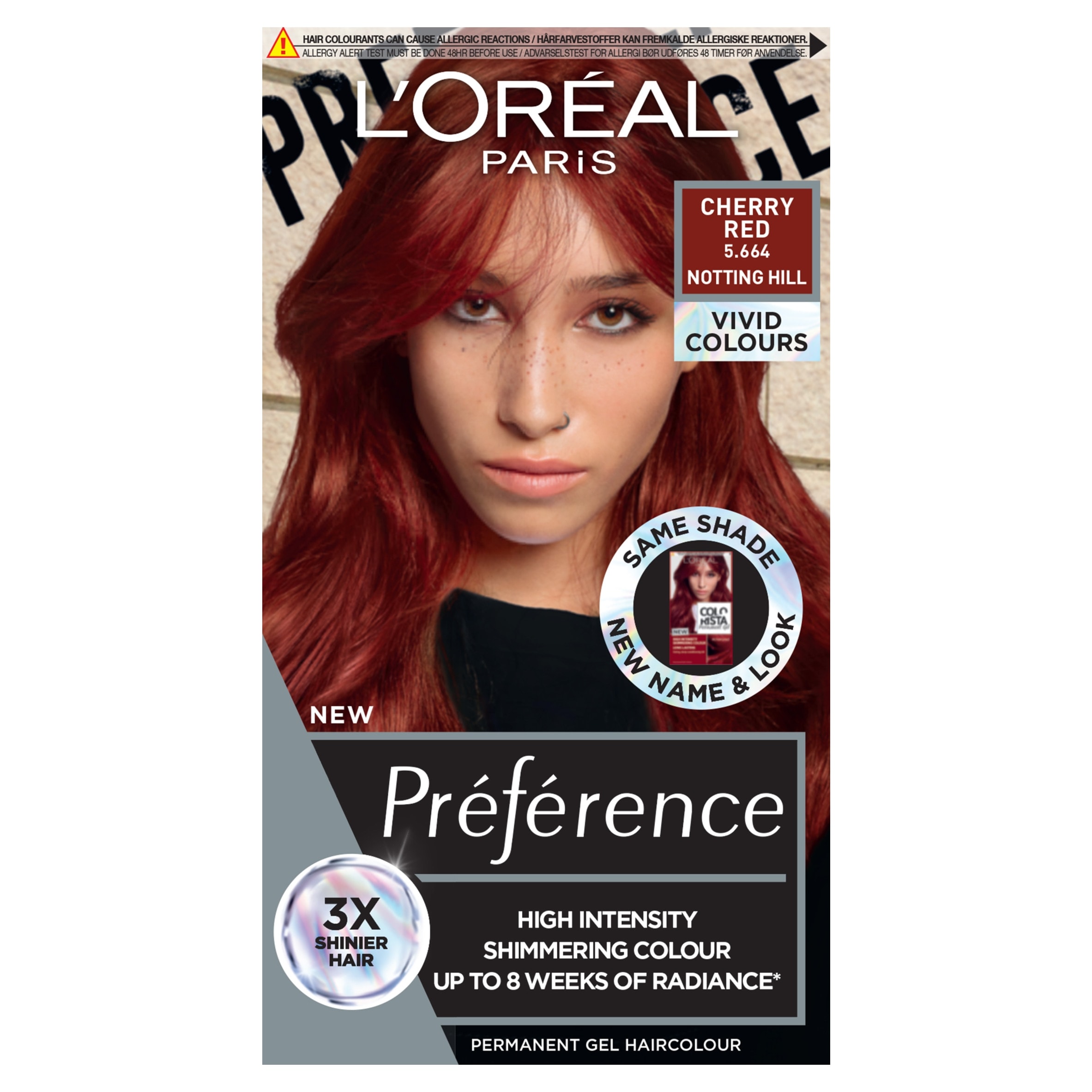 L'Oreal Paris Preference Vivids 5.66 Cherry Red Permanent Hair Dye