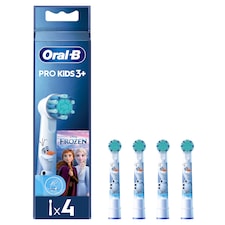 Oral-B Pro Kids 3+ Frozen Electric Toothbrush Replacement Heads 4 Pack