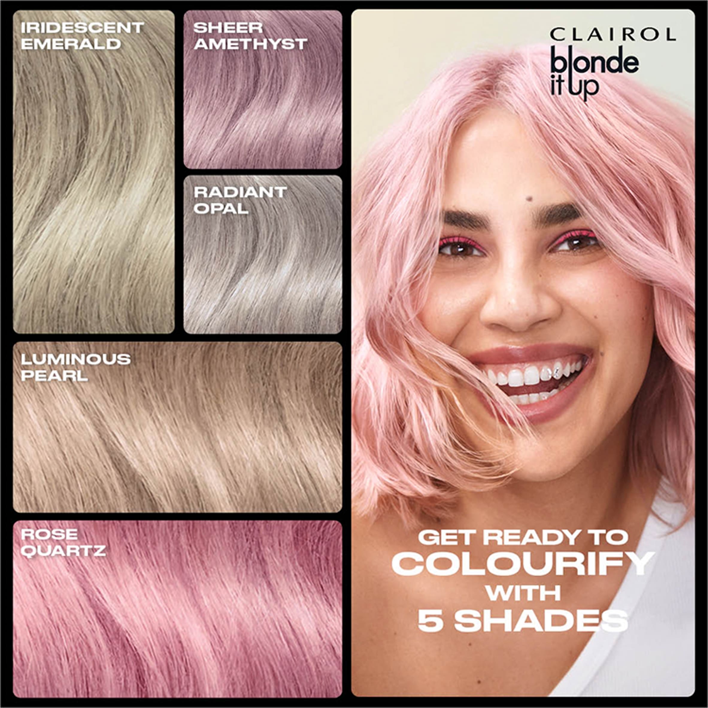 CLAIROL BLONDE IT UP CRYSTAL GLOW TONER KIT - RADIANT OPAL thumbnail 4