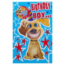 Hanson White Birthday Card Birthday Boy… (Badge)