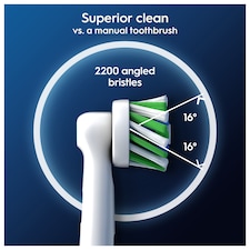 Oral-B Pro Cross Action Electric Toothbrush Replacement Heads 2 Pack thumbnail 2