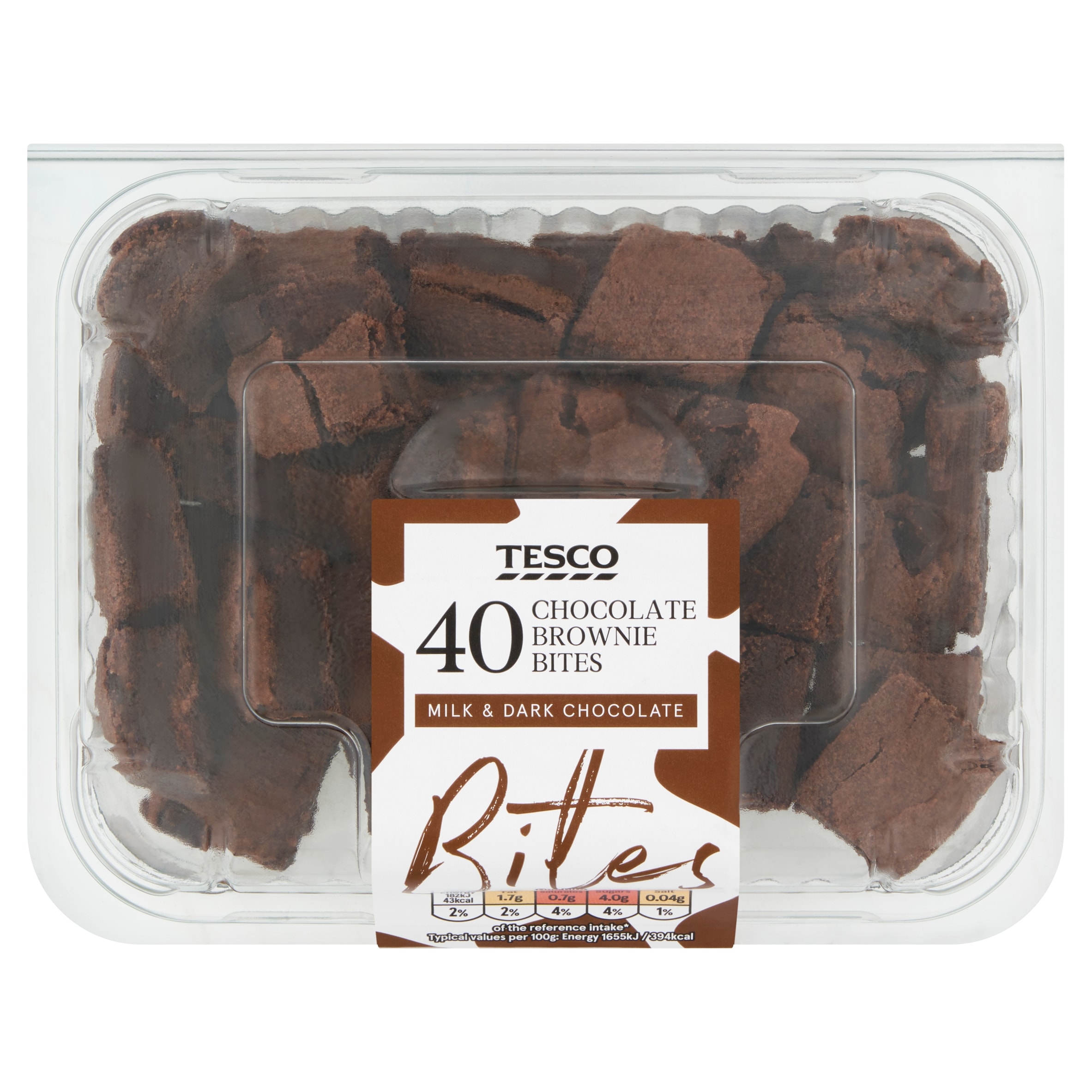 Tesco 40 Chocolate Brownie Bites thumbnail 2