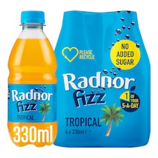 Radnor Fizz Tropical Drink 4X330ml