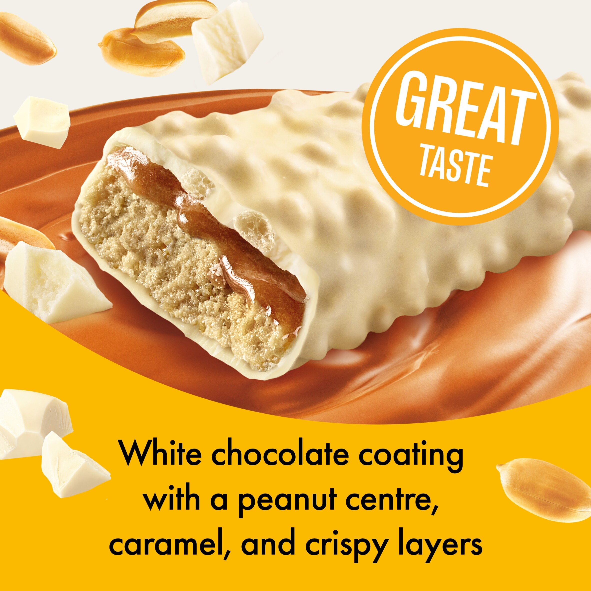 Fulfil Vitamin & Protein Bar - White Chocolate Peanut & Caramel 55g thumbnail 3